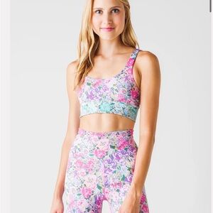 Beach Riot Floral Sports Bra